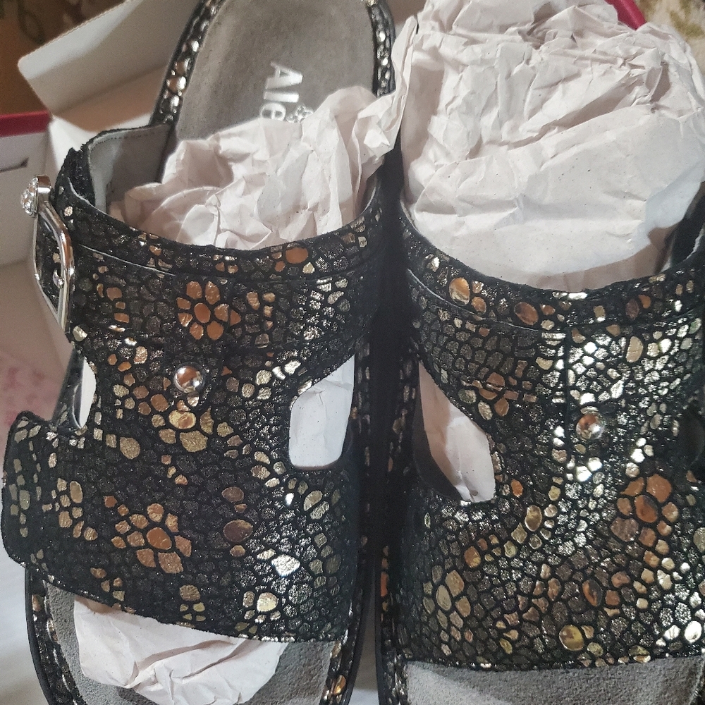 Alegria by PG Lite  Sandals Pewter Mosaic